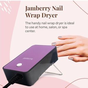 Jamberry Nail Wrap mini heater and set of four wraps NWT